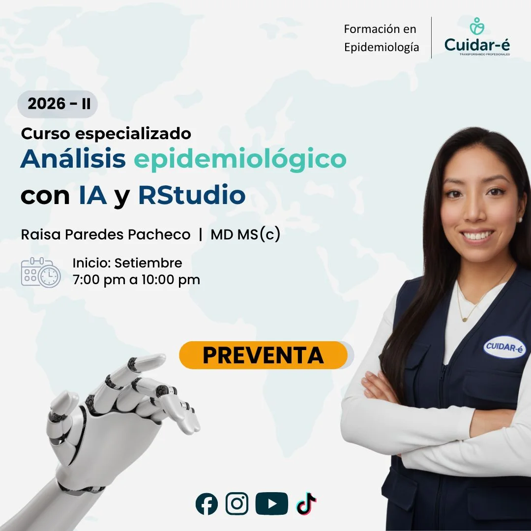 Material gráfico del curso de análisis epidemiológico con inteligencia artificial y RStudio