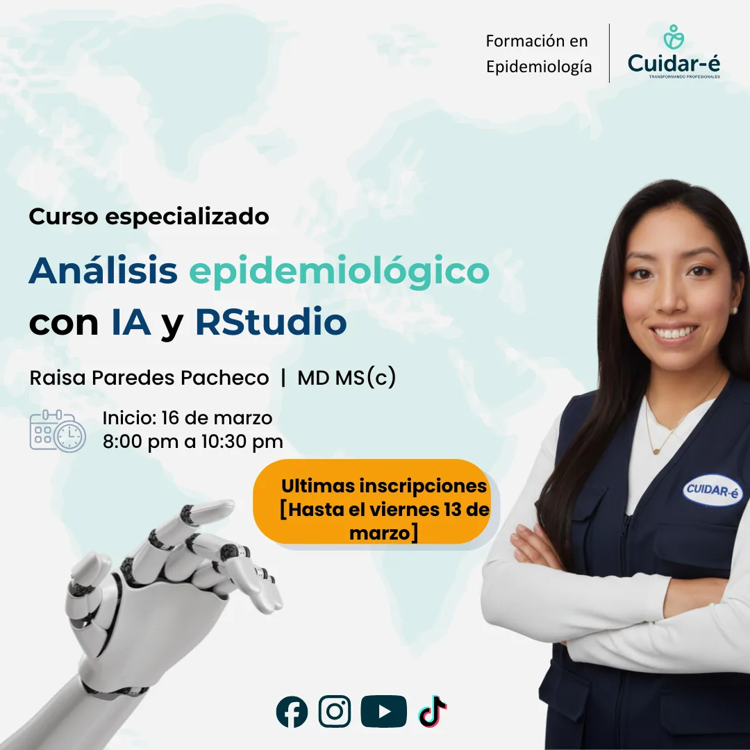 Material gráfico del curso de análisis epidemiológico con inteligencia artificial y RStudio